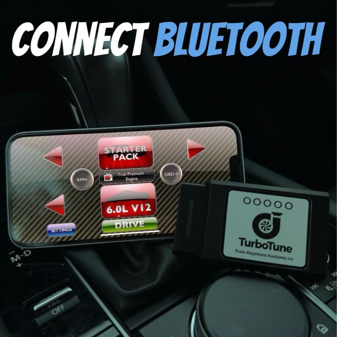TurboTune connect through Bluetooth